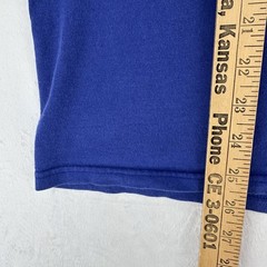 VTG Longs Peak Shirt Mens Sz M Blue Rocky Mountains Get High Colorado Hiking Tee
