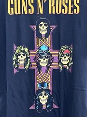 Guns N’ Roses Was Here North America 2023 Rock Band Black T Shirt XXL