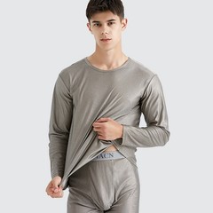 Men EMF EMI Shielding Long Sleeve Top 100% Silver Fiber Anti-Radiation Shirt