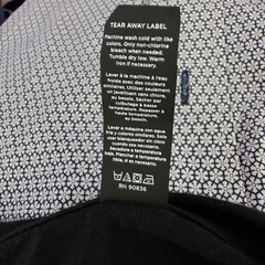 District Perfect Tri Long Sleeve Shirt Black Out Front Rainbow Pride Mens Large