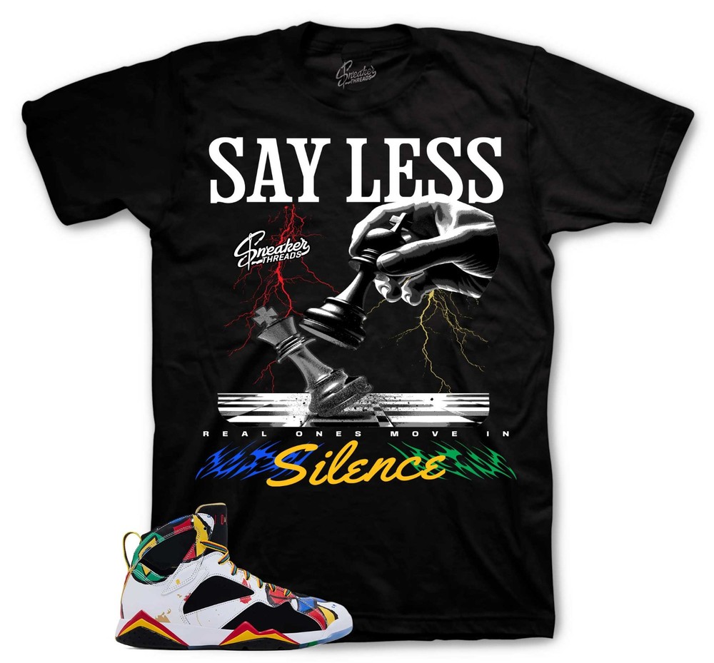 Shirt To Match AJ Retro 7 Miro Shoes – Say Less Sneaker Tee