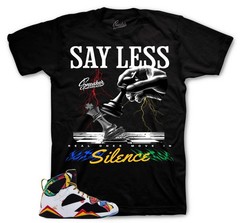 Shirt To Match AJ Retro 7 Miro Shoes – Say Less Sneaker Tee