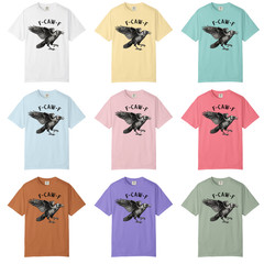 Raven Crow F Caw F T Shirt Design, Comfort Colors T Shirt, Unisex Streetwear Tee