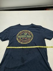 Large Mossy Oak Blue Live Breath Outdoors Logo Short Sleeve Tee
