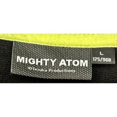 Tezuka Astro Boy Mighty Atom Sweatshirt Mens L Black Anime Graphic Hologram