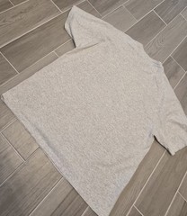Hanes Heavyweight Cotton Shirt XXL Gray Blank Single-Stitch