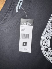 Ecko Unltd. Black Logo Graphic Print Crew Neck Cotton Knit T-Shirt Men L