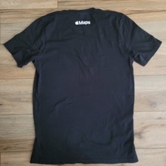 Rare Apple Maps Bug Hunt Infinity Loop Shirt Mens Large Black Employee Swag