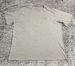 Carhartt Shirt Adult Extra Large Gray Relaxed Fit Short Sleeve Work Wear Tee Men