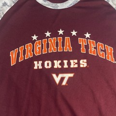 Virginia Tech Hokies Colosseum OHT Military Appreciation Raglan Shirt XL Camo