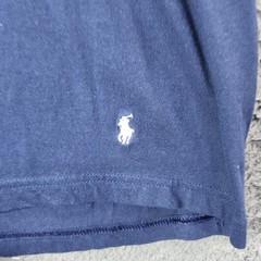 Polo Ralph Lauren Shirt Mens XL Navy Blue Classic Fit Pony Logo Crewneck Cotton