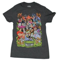 Disney New Adult T-Shirt – Giant Cast of Villains