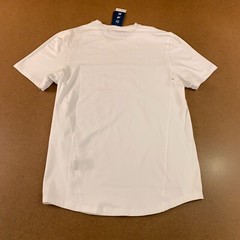 Kenneth Cole Mens Size Small White Short Sleeve Crew Neck T-Shirt NWT *Flaw