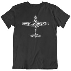 Aviation T-Shirt Fighter Jet Airplane Pilot Gift Military Aircraft Graphic Tee