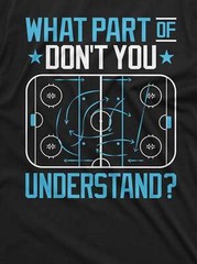 Men’s ice Hockey Funny T-Shirt Sports Hobby Hockey Player Sarcastic Tee Shirt