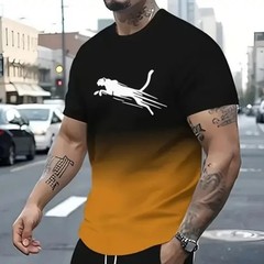 Men’s Quick Dry Short Sleeve Gym Running Moisture Wicking Round Neck T-Shirt
