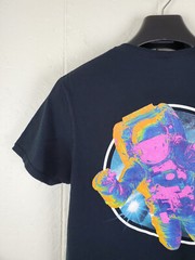 NASA Shirt Mens Small Black Graphic Crew Neck Short Sleeve Stretch Pullover