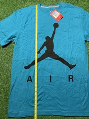 Jordan Men’s Jumpman Short Sleeve T-Shirt NWT Size Medium Teal And Black