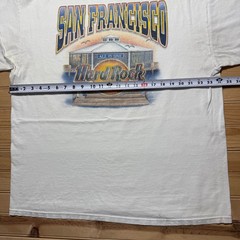 Vintage Y2K Hard Rock Cafe San Francisco California Graphic Souvenir T-Shirt XL