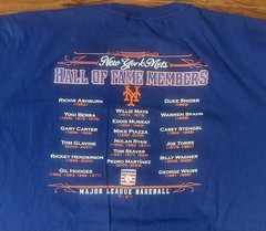 New York Mets Shirt Mens XL Hall Of Fame Members T-Shirt MLB NY Shea Stadium