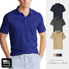 Mens Pique Polo Shirts Solid T shirts Tee Golf Sports Tennis Tee Short Sleeve