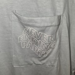 Forever 21 Men’s Never Ending Party Pocket T-Shirt Small Pale Aqua NWT