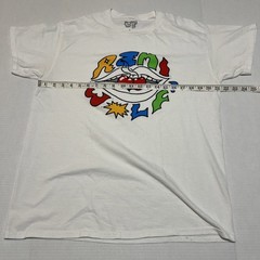 Remi Wolf Cherries White Large Big Ideas Short Sleeve Graphic Tee Pop Art Cream