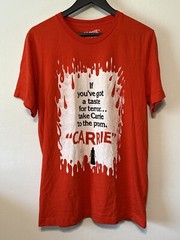 Fright Rags Carrie Horror Movie T Shirt Red Graphic Tee Size L