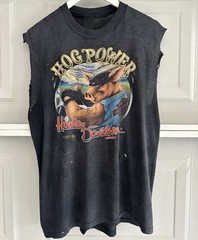 Vintage 3d emblem Harley Davidson Hog Power shirt