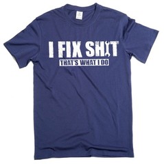Men’s Funny DIY garage T-shirt I fix things shirt fathers day mechanic shirt