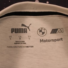 Puma x BMW Motorsport White T-shirt – Large – MMS, Racing