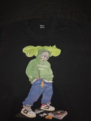 MF DOOM Hip Hop Graphic Print T-Shirt Men’s 2XL Black Cotton Crew Neck