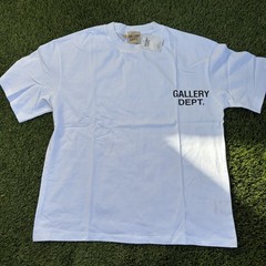 Gallery Dept. Men’s L White Short Sleeve Crew Neck Tee Logo Graphic Print
