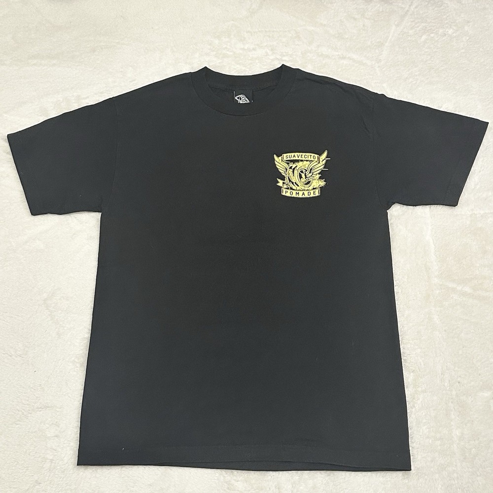 Suavecito Pomade Black T-Shirt Size M 100% Cotton