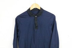 Marc-by-Marc-Jacobs Polo Shirt | Vintage Contrast Collar Long Sleeve Polo | Clas