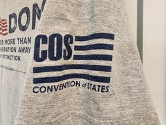 America Freedom Ronald Reagan Men’s t-shirt Convention of States COS Action (XL)