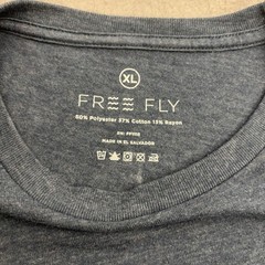Free Fly Tee Graphic T Shirt Mens XL Long Sleeve Performance Stretch Comfort