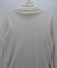 VGT LL Bean Duofold Shirt Men Medium White Base Layer Turtleneck Hiking 80s *