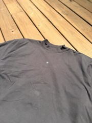 Yeezy Gap No Seam Oversized Double Layer T-shirt Black Small
