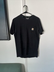 Carhartt Force Relaxed Fit Black Pocket Tee Crew Neck Short Sleeve Men’s S