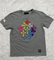 Eternity BC AD Multi-color Crosses Men Gray Graphic T-Shirt Size Large