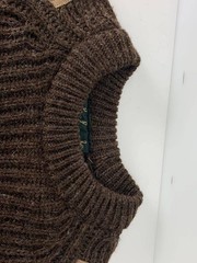Other Brands Knit Sweater (Thick) Large Wool BRW Solid Color