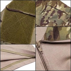Tactical Combat Shirt Men Army Military Camo Long Sleeve Airsoft Hunting