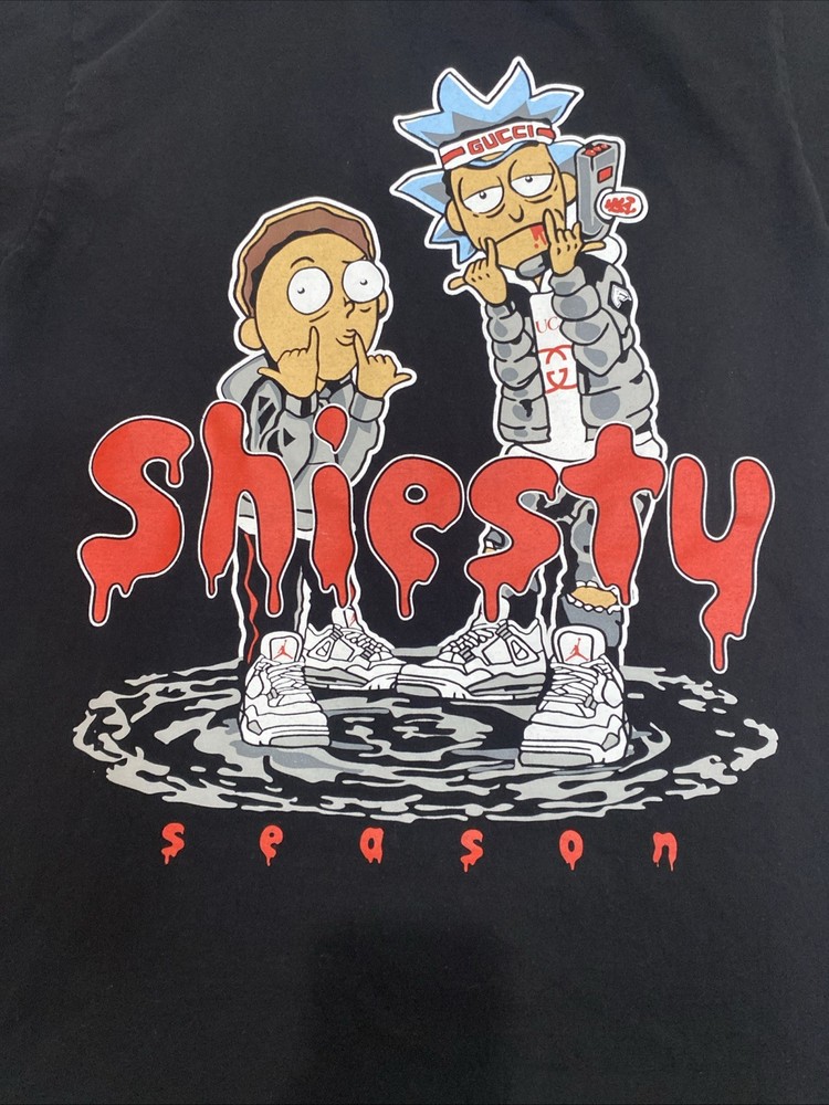 SHAKA WEAR SHIESTY SEASON T-Shirt Urban Streetwear 100% Cotton SUPER MAX HEAVY