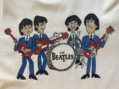 Vintage The Beatles Cartoon Animated Band T-Shirt – Size Extra Large (XL)