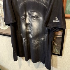 Vintage 00s RARE Brooklyn Mint USA Biggie Smalls Big And Tall Rap Shirt Size 5XL