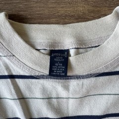 Vintage Lands’ End Striped T-Shirt Men’s Size L 42-44 Made in USA