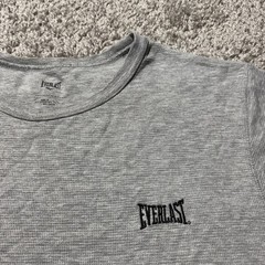 Vintage Y2k Everlast Waffle Knit Thermal Short Sleeve Gym T Shirt XL