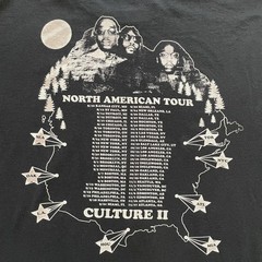 Migos Shirt Mens XL Black 2018 Culture II Tour North American Concert Rap Tee
