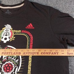 RARE MISPRINT Adidas Mexico Soccer T-Shirt Men’s XL Sugar Skull Day of The Dead